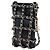 Clutch Chanel Tech Me Out in pelle di agnello nera con catena Nero - vista 2