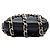 Clutch Chanel Tech Me Out in pelle di agnello nera con catena Nero - vista 3