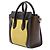 Céline Celine Yellow Nano Tricolor Leather Luggage Tote Giallo - vista 2