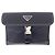Bolsa Messenger Prada em Tessuto com acabamento em Saffiano preto e fivela