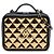 Chanel Gold Medium Lambskin Golden Plate Vanity Case