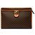 Céline Clutch Celine Brown Macadam Coated Canvas Marrom