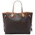 Louis Vuitton Brown Monogram Neverfull GM Marrom
