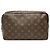 Louis Vuitton Brown Monogram Trousse Toilette 28 Marrone