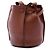 Céline Celine Big Bag Bucket de piel marrón Castaño - vista 2