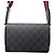 Bolsa Messenger com Aba Gucci Black GG Supreme Web Preto