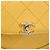 Chanel Yellow Stitched Goatskin Casual Trip Flap Giallo - vista 5
