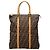 Borsa Tote Fendi in tela Zucca marrone
