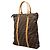 Borsa Tote Fendi in tela Zucca marrone - vista 2