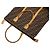 Borsa Tote Fendi in tela Zucca marrone - vista 6