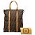 Borsa Tote Fendi in tela Zucca marrone - vista 8