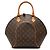 Louis Vuitton Brown Monogram Ellipse MM Marrone