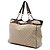 Gucci Positano Large Tote aus beigem GG Canvas - Ansicht 2