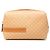 Céline Necessaire Celine Beige Macadam in tela rivestita