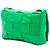 Bottega Veneta Borsa a tracolla Cassette in nappa Intrecciato verde - vista 2