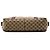 Borsa business Gucci in tela GG beige con banda Web - vista 3