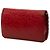 Portafoglio Chanel Red CC Embossed Lambskin Camellia Wallet On Chain Rosso - vista 2