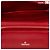 Portafoglio Chanel Red CC Embossed Lambskin Camellia Wallet On Chain Rosso - vista 4