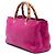 Borsa Gucci Pink Medium Calfskin Bamboo Shopper Satchel Rosa - vista 2