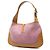 Borsa a tracolla Jackie Gucci in camoscio rosa - vista 2