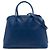 Prada Dome Bag aus blauem Saffiano-Leder
