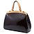 Louis Vuitton Purple Monogram Vernis Brea MM Porpora - vista 2