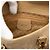 Bamboo Bolso Satchel Mini de Gamuza Marrón con Bambú Gucci Castaño - vista 5