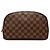 Louis Vuitton Brown Damier Ebene Trousse Toilette 25 Marrone