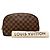 Louis Vuitton Brown Damier Ebene Trousse Toilette 25 Marrone - vista 7