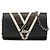 Louis Vuitton Black Epi Monogram Studded Twist Wallet on Chain Nero