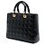 Autre Marque Dior Black Large Patent Cannage Lady Dior Nero - vista 2
