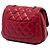 Chanel Red Medium Quilted Lambskin 3 Accordion Flap Rosso - vista 2