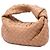 Bottega Veneta Mini Jodie in Nappa Intrecciato Marrone Marrone chiaro - vista 2