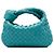 Bottega Veneta Mini Jodie in Nappa Intrecciato Blu Turchese