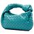 Bottega Veneta Mini Jodie in Nappa Intrecciato Blu Turchese - vista 2