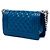Chanel Blue Small Quilted Patent and Acrylic Boy Flap Blau - Ansicht 2