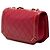 Chanel Red Small Quilted Calfskin Octagon CC Clasp Flap Rosso - vista 2