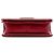 Chanel Red Small Quilted Calfskin Octagon CC Clasp Flap Rosso - vista 3