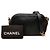 Borsa Camera Chanel in vitello trapuntato nero e grosgrain con bottoni e doppia zip - vista 7