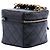 Chanel Piccola Vanity Case in pelle di vitello matelassé nera con catena e barra Nero - vista 2