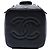 Chanel Piccola Vanity Case in pelle di vitello matelassé nera con catena e barra Nero - vista 3