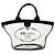 Borsa Tote Prada in PVC Canapa Nero con Logo