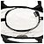 Borsa Tote Prada in PVC Canapa Nero con Logo - vista 4