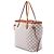 Louis Vuitton White Damier Azur Neverfull MM Blanco - vista 2