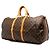 Louis Vuitton Brown Monogram Keepall Bandouliere 55 Castaño - vista 2
