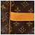 Louis Vuitton Brown Monogram Keepall Bandouliere 55 Castaño - vista 5