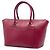Borsa Valentino Rockstud Demilune in pelle rossa Rosso Bordò - vista 2