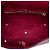 Borsa Valentino Rockstud Demilune in pelle rossa Rosso Bordò - vista 4