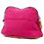 Pochette Hermès Bolide Mini Canvas Rose - vue 2