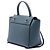 Belt Bag Céline Borsa Cintura Celine Nano in Pelle di Vitello Grana Blu - vista 2